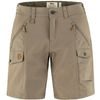 Nikka Shorts Curved W Suede Brown