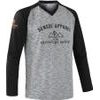 SENSOR CYCLO CHARGER MEN'S FREE LONG SLEEVE JERSEY GREY/BLACK