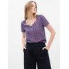 740140-63 Tričko z organické bavlny Fialová