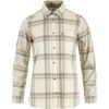Övik Lite Flannel Shirt W Chalk White-Fossil