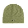 Check Tall Cuff Beanie LODEN GREEN