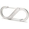 Steel S-biner #3 - brushed stainless