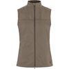 Abisko Vest W Suede Brown