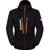 MAMMUT Aenergy SO Hybrid Hooded Jacket Men, black-vibrant orange