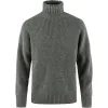 Övik Roller Neck Sweater M, Grey-Melange