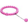Masážní hula hoop FH01 se závažím fialová