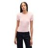 852851-00 Žebrované crop tričko s logem Růžová