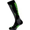 Wool Sport Junior ski socks, black/green