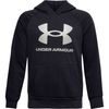 UA RIVAL FLEECE HOODIE KID, Black