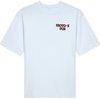 Moto-X Oversized Ss Tee Pale Blue