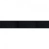Šitá smyce plochá; 18 mm; black; 50 cm