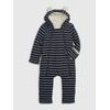 GAP 779847-02 Baby zimní kombinéza sherpa Tmavě modrá