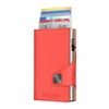 Wallet Click & Slide - vegan Bio Apple Coral