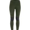 Abisko Trekking Tights Pro W Deep Forest-Iron Grey