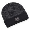 UA Graphic Knit Beanie, Black
