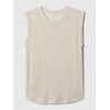 878221-01 Lněný tílkový top Šedá