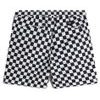 MN RANGE RELAXED ELASTIC SHORT, checkerboard