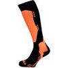 Touring ski socks, black/orange