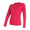 MERINO DF dámské triko dl.rukáv magenta
