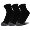 UA Heatgear Quarter 3pk, Black