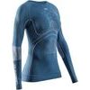 ENERGY ACCUMULATOR 4.0 SHIRT ROUND NECK LG SL WMN mineral blue/arctic white