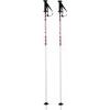 Race junior ski poles, white/pink