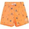 Swim Shorts,  AOP-3520-Orange Pop