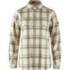 Övik Heavy Flannel Shirt W, Chalk White-Fossil