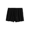 Mušelínové kraťasy Černá