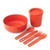 Passage Dinnerware Set - [1P] [6 Piece], Spicy Orange
