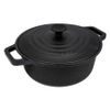 Cast iron pot 20 cm 2 ltr. with shelf LE PIGNATTE, for induction
