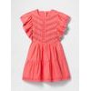 Dětské šaty s krajkou Oranžová