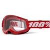 STRATA 2 Goggle Red - Clear Lens