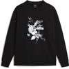 Damask BFF Crew Black