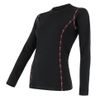 SENSOR MERINO AIR ladies long sleeve shirt, black