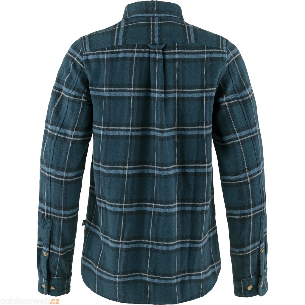 Outdoorweb.eu - Övik Heavy Flannel Shirt W Indigo Blue-Dark Navy - košile  dámská - FJÄLLRÄVEN - 116.03 € - outdoorové oblečení a vybavení shop