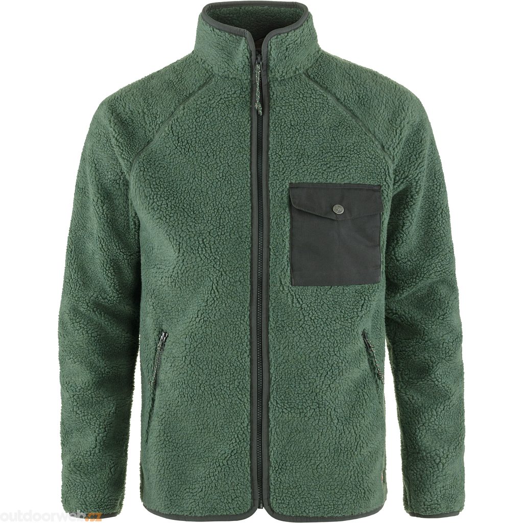 Deep pile fleece outlet jacket men's