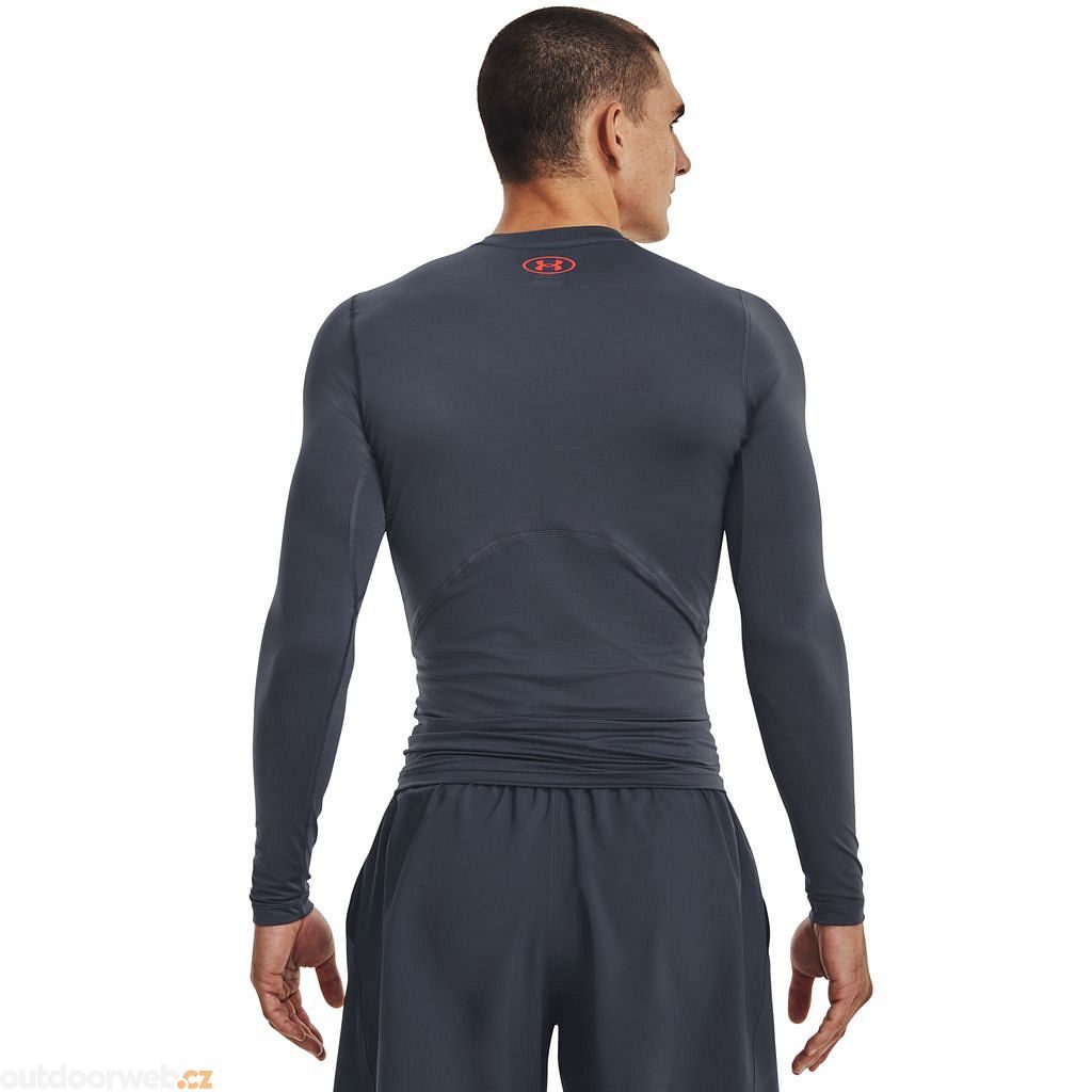  UA HG Armour Novelty LS, Gray - men's long sleeve  compression shirt - UNDER ARMOUR - 35.94 € - outdoorové oblečení a vybavení  shop