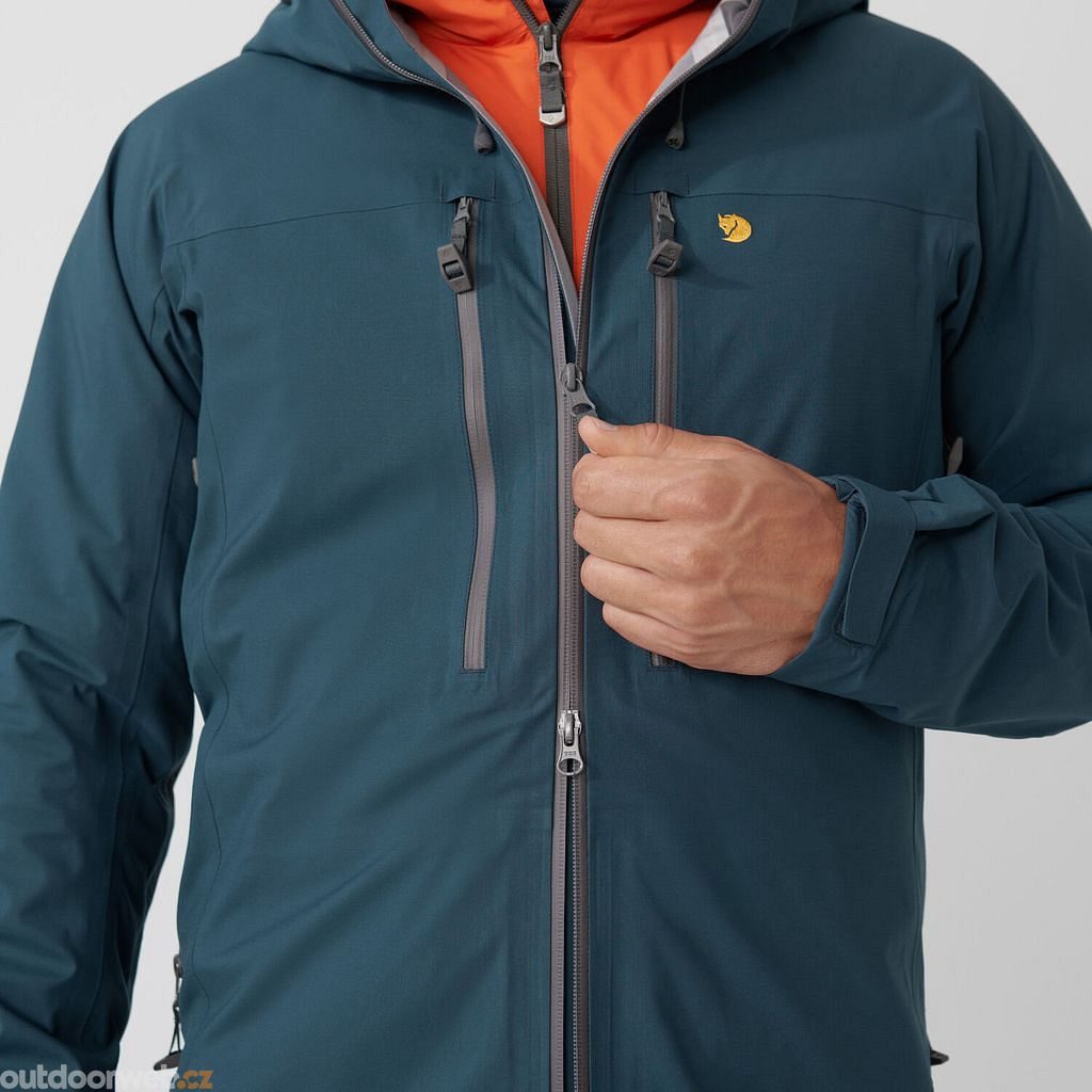 Outdoorweb.eu - Bergtagen Eco-Shell Jacket M Mountain Blue - Horolezecká  bunda pánská - FJÄLLRÄVEN - 581.62 € - outdoorové oblečení a vybavení shop