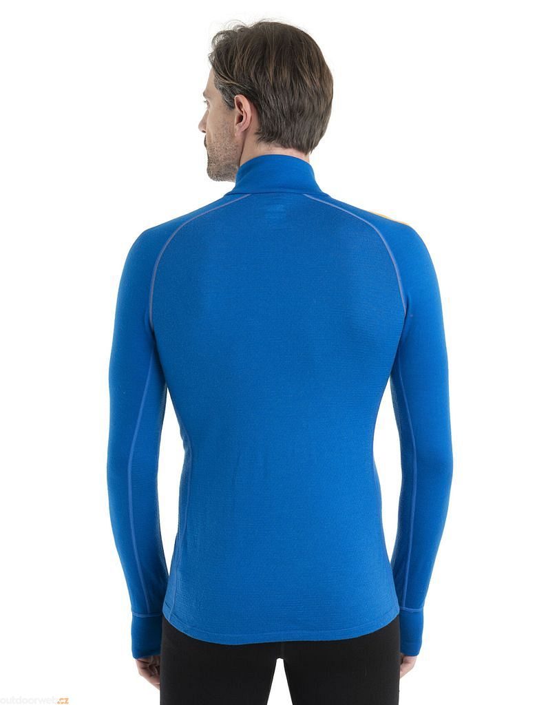 M ZoneKnit 260 LS Half Zip LAZURITE/SOLAR/CB - merino long sleeve