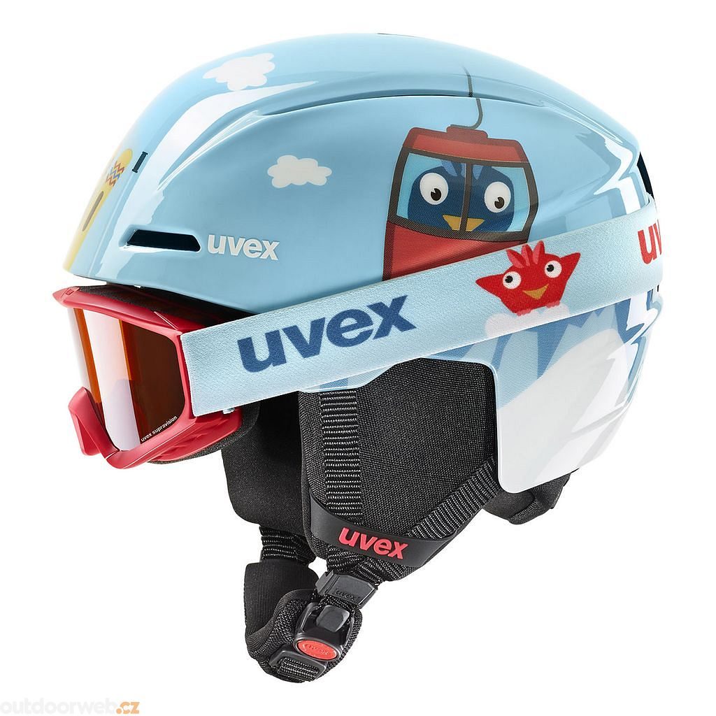 Outdoorweb.eu - SET VITI, light blue birdy - junior ski helmet - UVEX -  76.25 € - outdoorové oblečení a vybavení shop