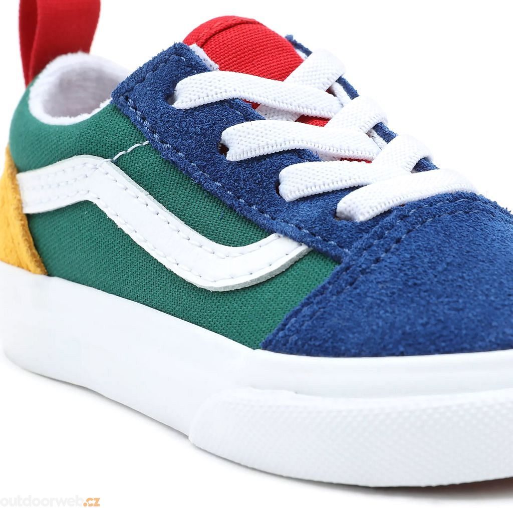 TD Skool Elastic Lace (VANS CLUB), BLUE/GR - children's sneakers VANS - 30.71 €