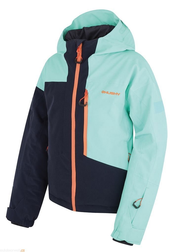 Outdoorweb.eu Gomez Kids turquoise black blue Children s ski jacket HUSKY 90.44