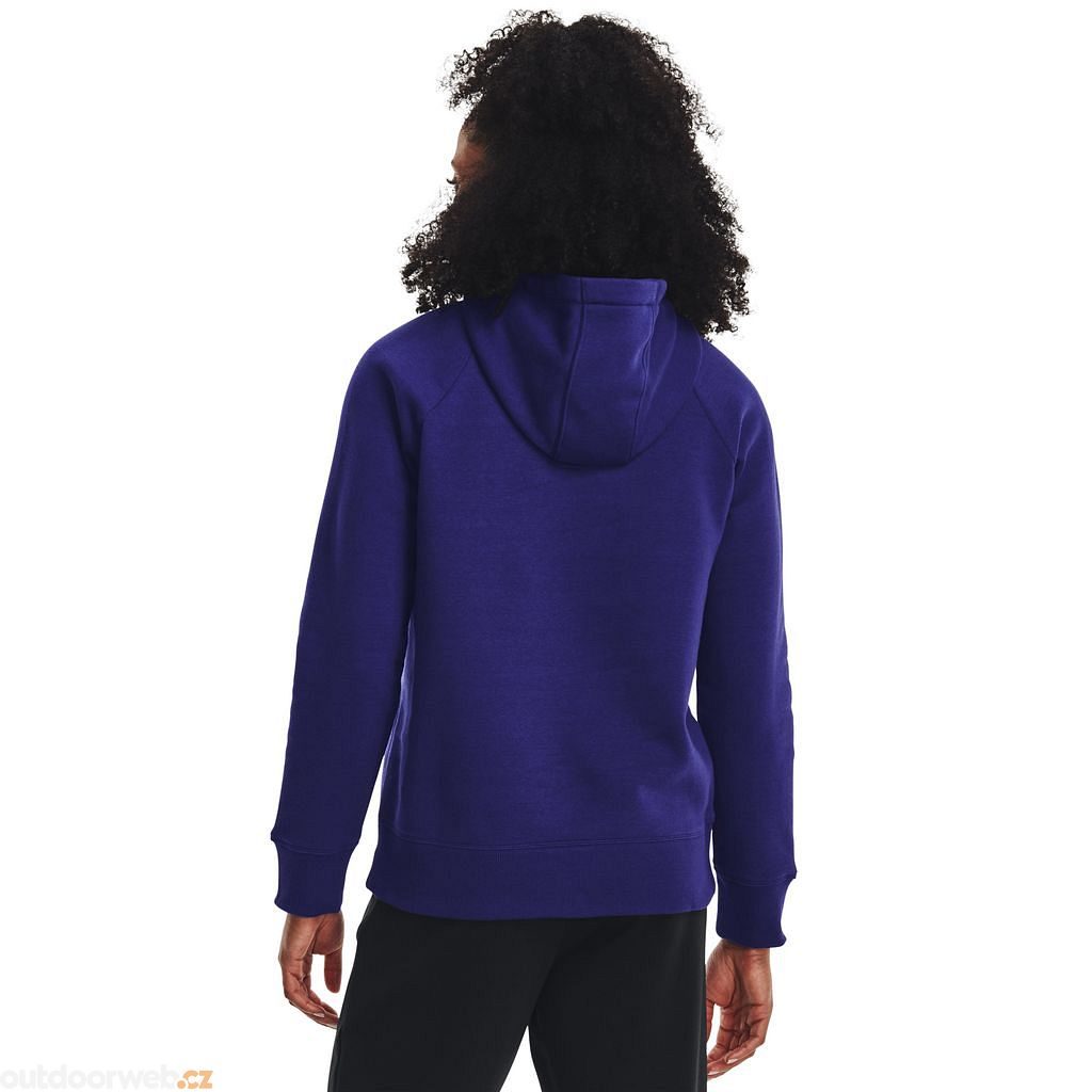 Casaco Under Armour Rival Rleece Full Zip Hoodie Mulher Steel Medium  Heather-Black-Black - Fútbol Emotion