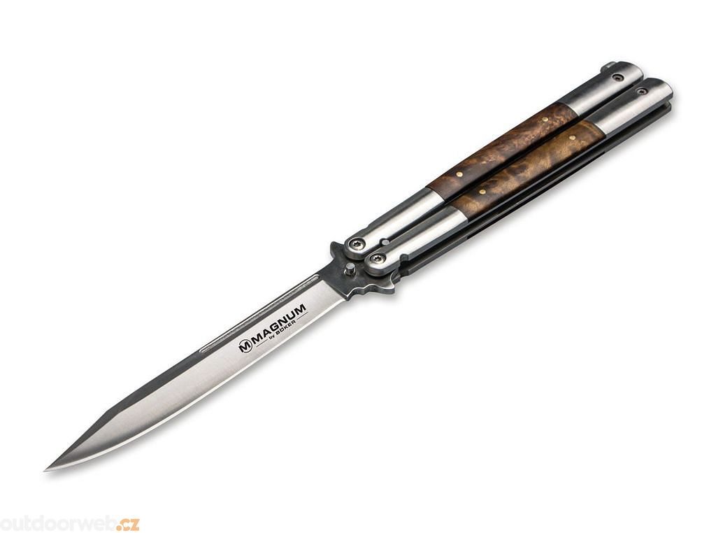  Magnum Balisong Large Wood - Pocket knife - BÖKER
