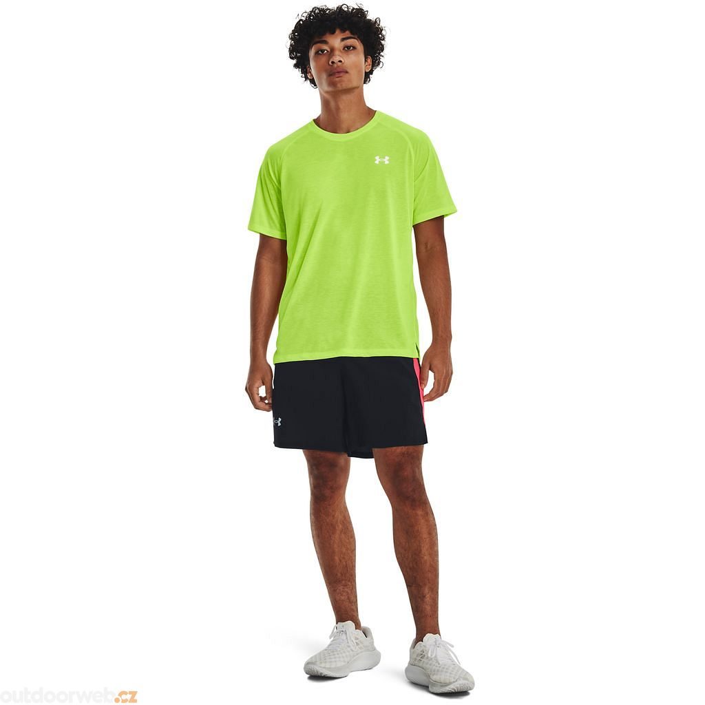  STREAKER LONG SLEEVE, green - men's long sleeve running  shirt - UNDER ARMOUR - 38.65 € - outdoorové oblečení a vybavení shop