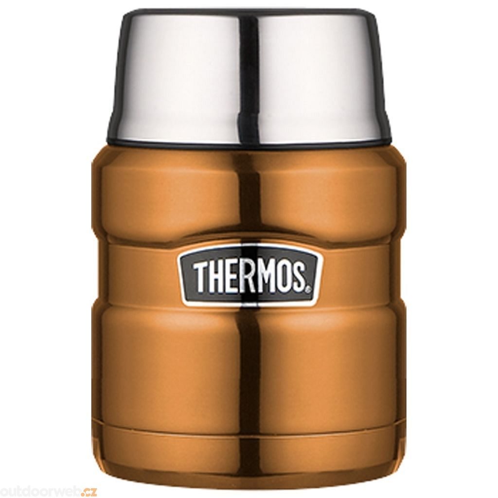  Food thermos with folding spoon and cup 470 ml stainless  steel - Stainless steel vacuum insulated thermos - THERMOS - 31.65 € -  outdoorové oblečení a vybavení shop