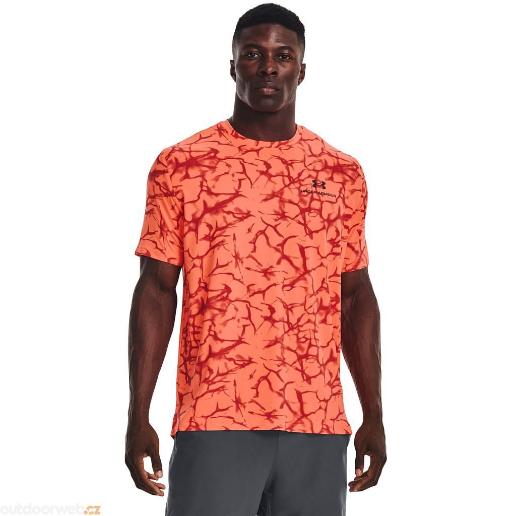 Outdoorweb.eu - Rush Energy Print SS, orange - men's short sleeve t-shirt - UNDER  ARMOUR - 39.83 € - outdoorové oblečení a vybavení shop