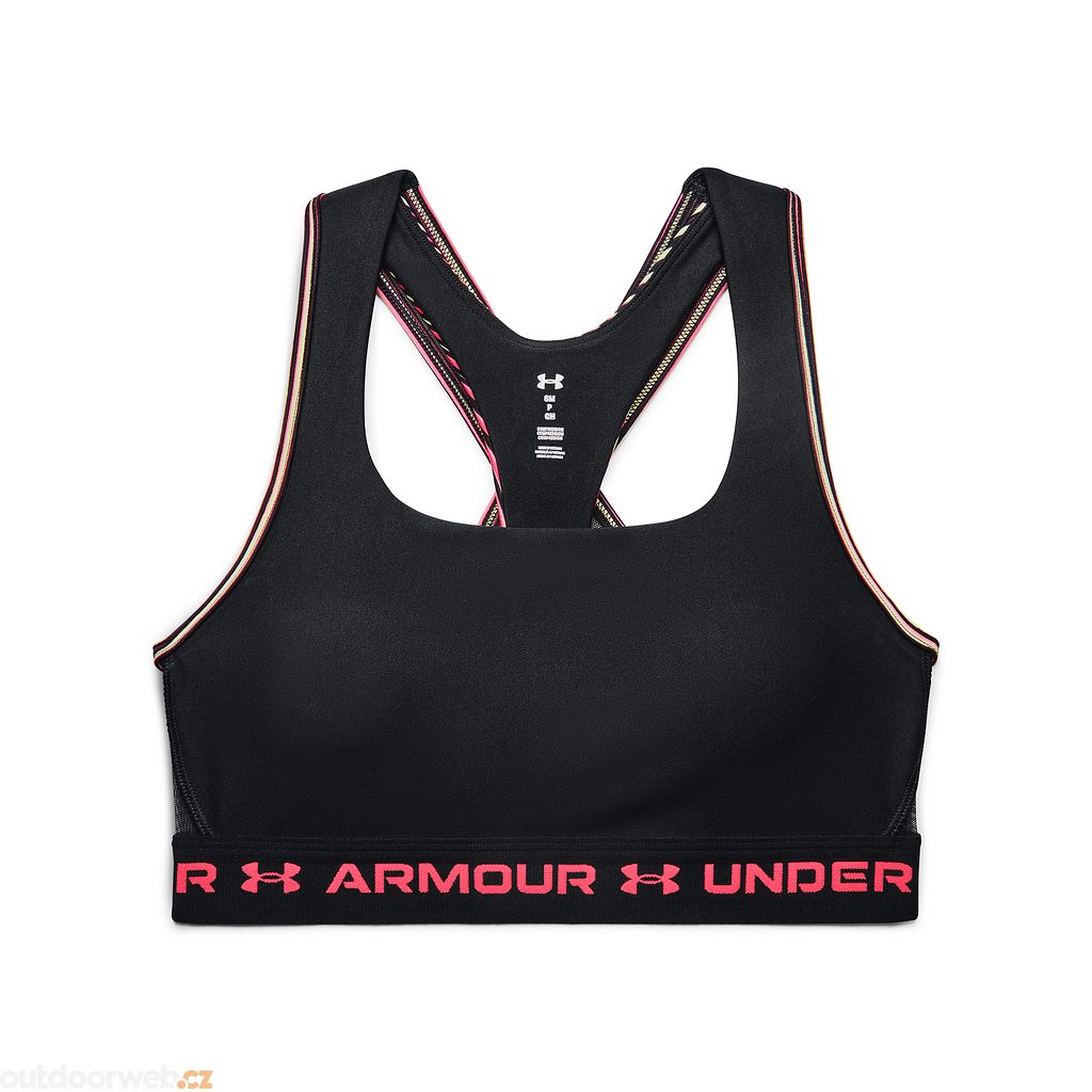  UA Crossback Mid Q3 80s, Black - sports bra - UNDER ARMOUR  - 30.39 € - outdoorové oblečení a vybavení shop