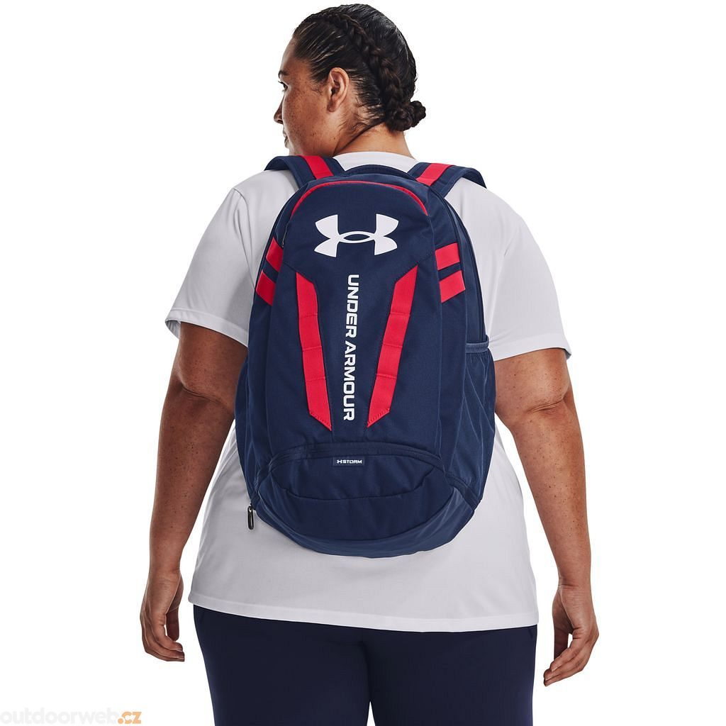 Black Under Armour Unisex Hustle 5.0 Backpack, Accessories